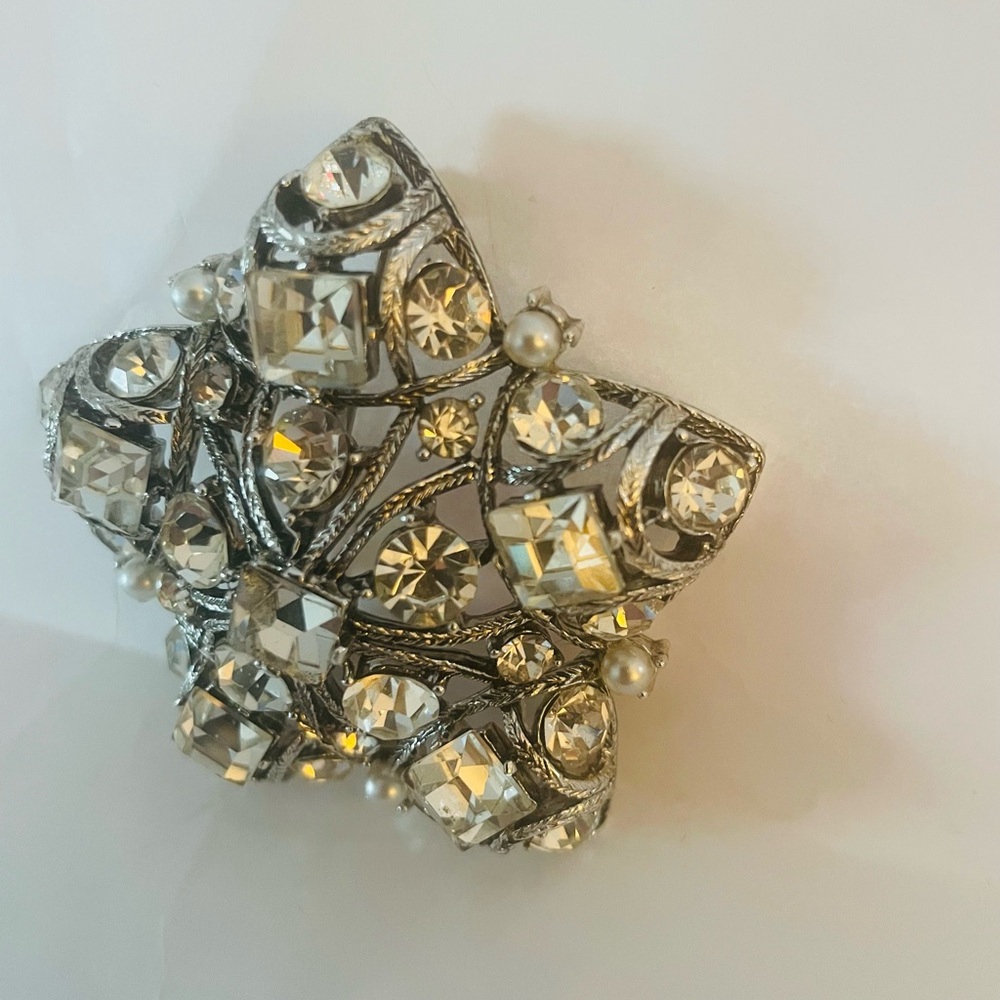 Signed Lisner Star Brooch - Picture 3 of 7
